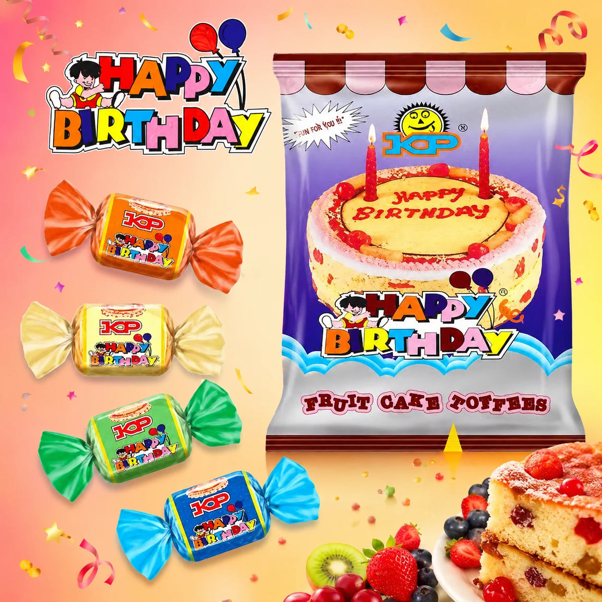Happy Birthday Toffee [ Pack of 20 ]