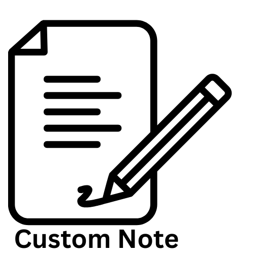 Add Custom Printed Note